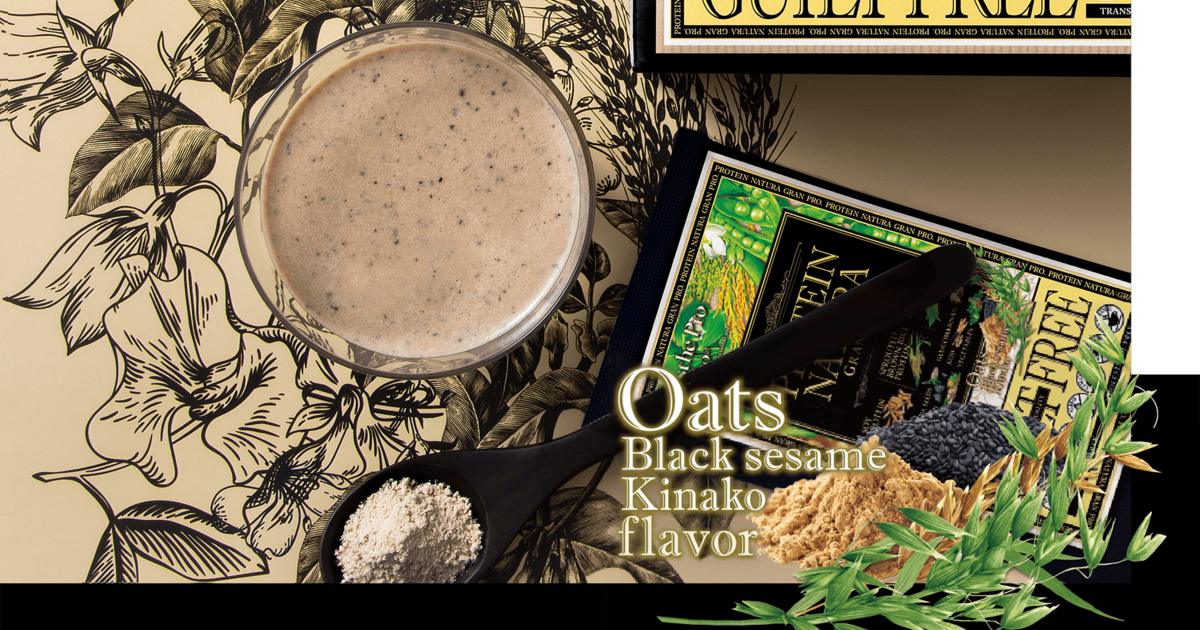 プロミール、プロテイン黒ごまきな粉 【ハナちゃん】ファスト